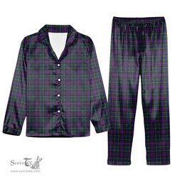 ScotsTee Shop Scottish Rankin 2 Tartan Pajama Satin Velvet Flannel Pajama Set
