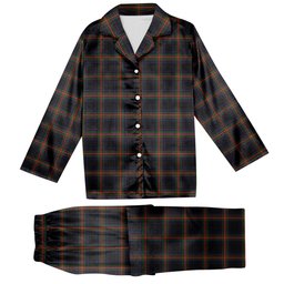 ScotsTee Shop Scottish Watt Tartan Pajama Satin Velvet Flannel Pajama Set