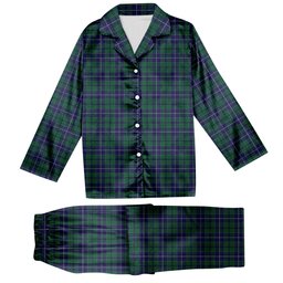 ScotsTee Shop Scottish Weisfeld Tartan Pajama Satin Velvet Flannel Pajama Set