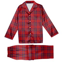 ScotsTee Shop Scottish Ross Old Modern Tartan Pajama Satin Velvet Flannel Pajama Set