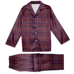 ScotsTee Shop Scottish Ruxton Hunting Tartan Pajama Satin Velvet Flannel Pajama Set