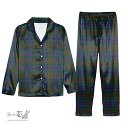 ScotsTee Shop Scottish Tennant Yules Tartan Pajama Satin Velvet Flannel Pajama Set