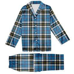 ScotsTee Shop Scottish Thompson Society Tartan Pajama Satin Velvet Flannel Pajama Set