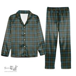 ScotsTee Shop Scottish Paisley Tartan Pajama Satin Velvet Flannel Pajama Set