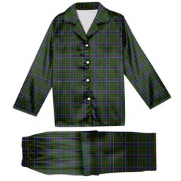ScotsTee Shop Scottish Ochterlonie 1 Tartan Pajama Satin Velvet Flannel Pajama Set