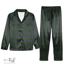 ScotsTee Shop Scottish Ochterlonie 1 Tartan Pajama Satin Velvet Flannel Pajama Set