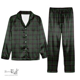 ScotsTee Shop Scottish Sinclair Hunting Tartan Pajama Satin Velvet Flannel Pajama Set