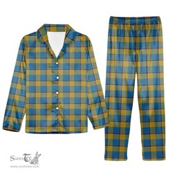 ScotsTee Shop Scottish Oliver Dress Pink Tartan Pajama Satin Velvet Flannel Pajama Set