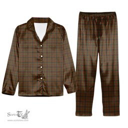 ScotsTee Shop Scottish Nithsdale Tartan Pajama Satin Velvet Flannel Pajama Set