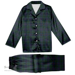 ScotsTee Shop Scottish Walker Hunting Tartan Pajama Satin Velvet Flannel Pajama Set
