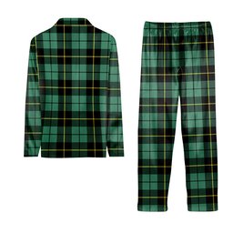 ScotsTee Shop Scottish Wallace Hunting Ancient Tartan Pajama Satin Velvet Flannel Pajama Set