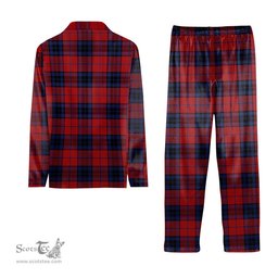 ScotsTee Shop Scottish Thompson Bonner Tartan Pajama Satin Velvet Flannel Pajama Set