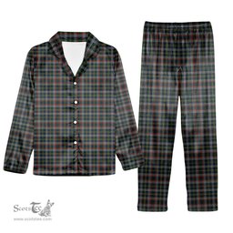 ScotsTee Shop Scottish Penman 2 Tartan Pajama Satin Velvet Flannel Pajama Set