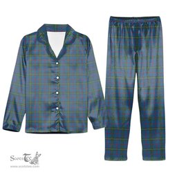ScotsTee Shop Scottish Norris (Norreys) Modern Tartan Pajama Satin Velvet Flannel Pajama Set