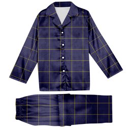 ScotsTee Shop Scottish Pearson Tartan Pajama Satin Velvet Flannel Pajama Set