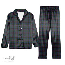 ScotsTee Shop Scottish Rankin Tartan Pajama Satin Velvet Flannel Pajama Set