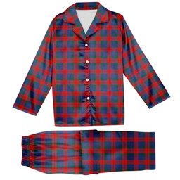 ScotsTee Shop Scottish Skene of Cromar Modern Tartan Pajama Satin Velvet Flannel Pajama Set