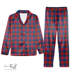 ScotsTee Shop Scottish Skene of Cromar Modern Tartan Pajama Satin Velvet Flannel Pajama Set