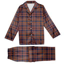 ScotsTee Shop Scottish Ogilvie 6 Tartan Pajama Satin Velvet Flannel Pajama Set