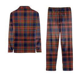 ScotsTee Shop Scottish Ogilvie 6 Tartan Pajama Satin Velvet Flannel Pajama Set