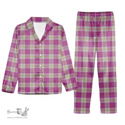 ScotsTee Shop Scottish Yair Dance Tartan Pajama Satin Velvet Flannel Pajama Set