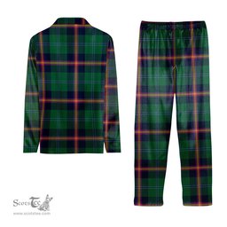 ScotsTee Shop Scottish Young Modern Clan Tartan Pajama Satin Velvet Flannel Pajama Set