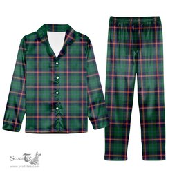 ScotsTee Shop Scottish Young Modern Clan Tartan Pajama Satin Velvet Flannel Pajama Set
