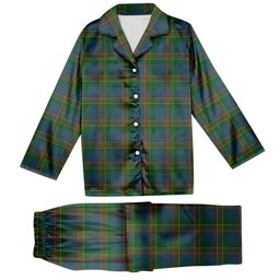 ScotsTee Shop Scottish Yorkland Tartan Pajama Satin Velvet Flannel Pajama Set
