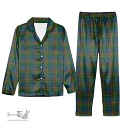 ScotsTee Shop Scottish Yorkland Tartan Pajama Satin Velvet Flannel Pajama Set