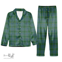 ScotsTee Shop Scottish Tailyour Ancient Tartan Pajama Satin Velvet Flannel Pajama Set