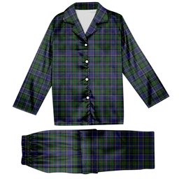 ScotsTee Shop Scottish Whitworth 2003 Tartan Pajama Satin Velvet Flannel Pajama Set