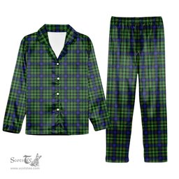 ScotsTee Shop Scottish Rollo SC Tartan Pajama Satin Velvet Flannel Pajama Set