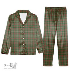 ScotsTee Shop Scottish Scott Brown Hunting Ancient Tartan Pajama Satin Velvet Flannel Pajama Set