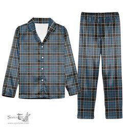 ScotsTee Shop Scottish Thomson Tartan Pajama Satin Velvet Flannel Pajama Set