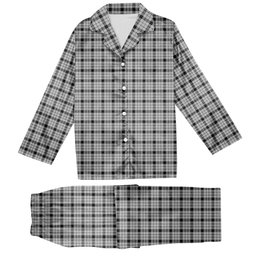 ScotsTee Shop Scottish Wallace Dress Tartan Pajama Satin Velvet Flannel Pajama Set
