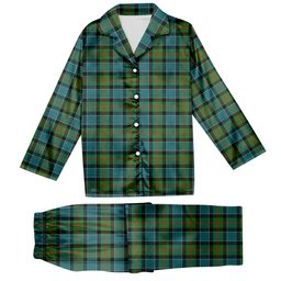 ScotsTee Shop Scottish Paterson Ancient Tartan Pajama Satin Velvet Flannel Pajama Set