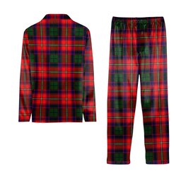 ScotsTee Shop Scottish Roxburgh District Tartan Pajama Satin Velvet Flannel Pajama Set