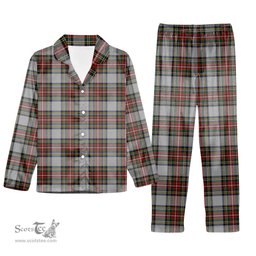 ScotsTee Shop Scottish Stewart Dress Tartan Pajama Satin Velvet Flannel Pajama Set