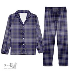 ScotsTee Shop Scottish Ochterlony SC Tartan Pajama Satin Velvet Flannel Pajama Set