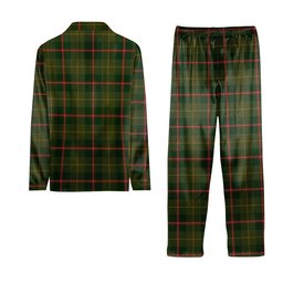 ScotsTee Shop Scottish Symington Tartan Pajama Satin Velvet Flannel Pajama Set