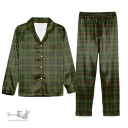 ScotsTee Shop Scottish Symington Tartan Pajama Satin Velvet Flannel Pajama Set