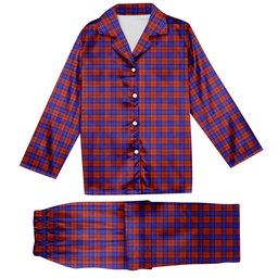 ScotsTee Shop Scottish Richardson Tartan Pajama Satin Velvet Flannel Pajama Set