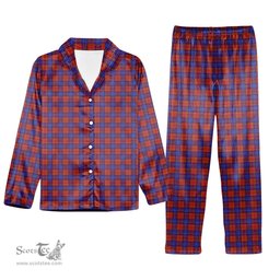 ScotsTee Shop Scottish Richardson Tartan Pajama Satin Velvet Flannel Pajama Set