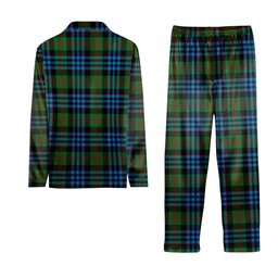 ScotsTee Shop Scottish Newlands Tartan Pajama Satin Velvet Flannel Pajama Set