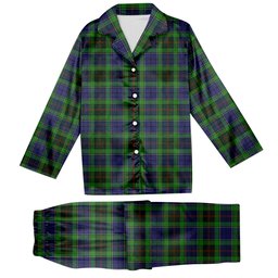 ScotsTee Shop Scottish Rutledge Tartan Pajama Satin Velvet Flannel Pajama Set