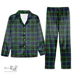 ScotsTee Shop Scottish Rutledge Tartan Pajama Satin Velvet Flannel Pajama Set