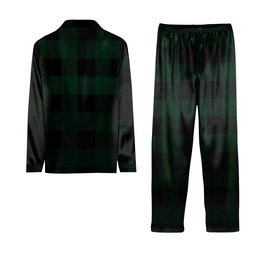 ScotsTee Shop Scottish Rob Roy Hunting Tartan Pajama Satin Velvet Flannel Pajama Set