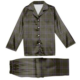 ScotsTee Shop Scottish Renn Faire Tartan Pajama Satin Velvet Flannel Pajama Set