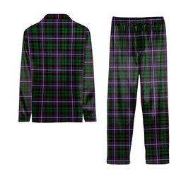 ScotsTee Shop Scottish Russell 1 Tartan Pajama Satin Velvet Flannel Pajama Set