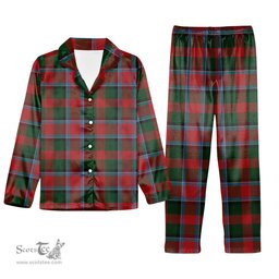 ScotsTee Shop Scottish Thomson Mackinlay Tartan Pajama Satin Velvet Flannel Pajama Set